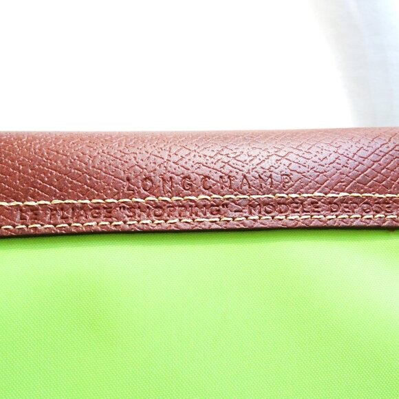 LONGCHAMP Le Pliage Original Large Tote Bag Green Light Recycled Canvas - Picture 6 of 12